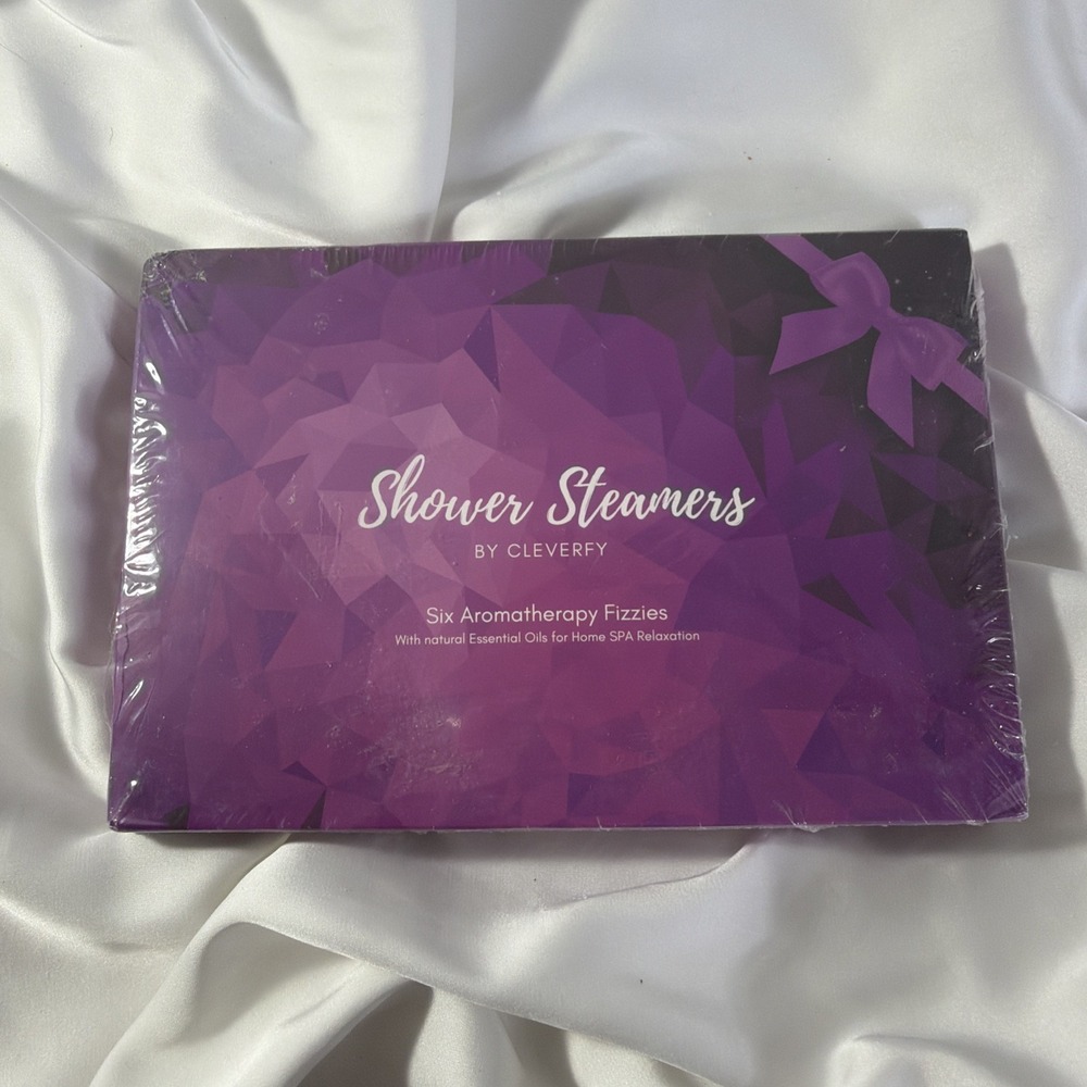 6 Shower Steamers Aromatherapy‎ Fizzies by Cleverly w/Natural Essential Oils